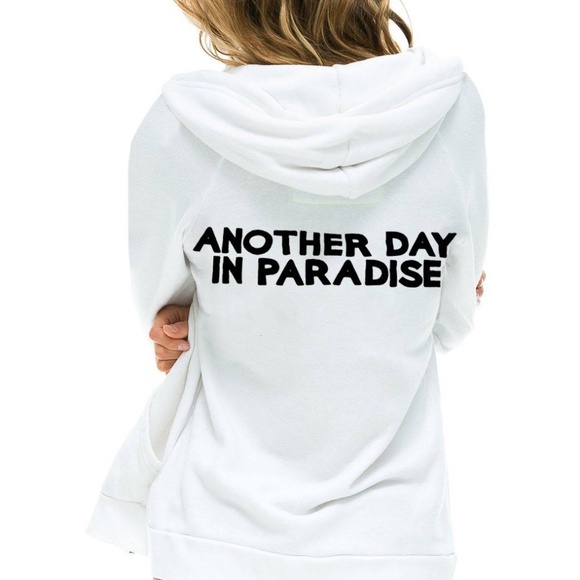 Aviator Nation Another Day in Paradise Hoodie - Medium *New* - Picture 1 of 4